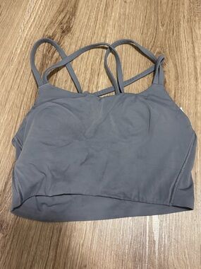 lululemon athletica Gray Strappy Sports Bralette